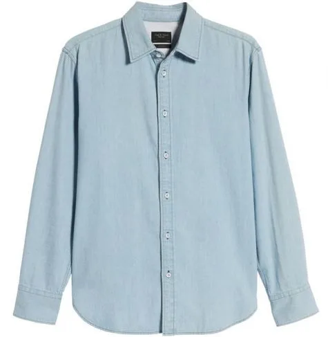 denim nam-Rag & Bone Fit 3 Denim Shirt