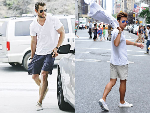 thời trang mua hè - quần shorts source Dmarge - elle man 1