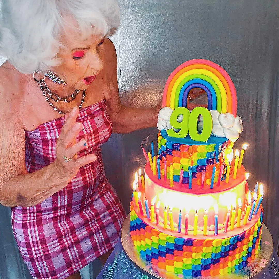 biểu tượng thời trang 91 tuổi Baddiewinkle