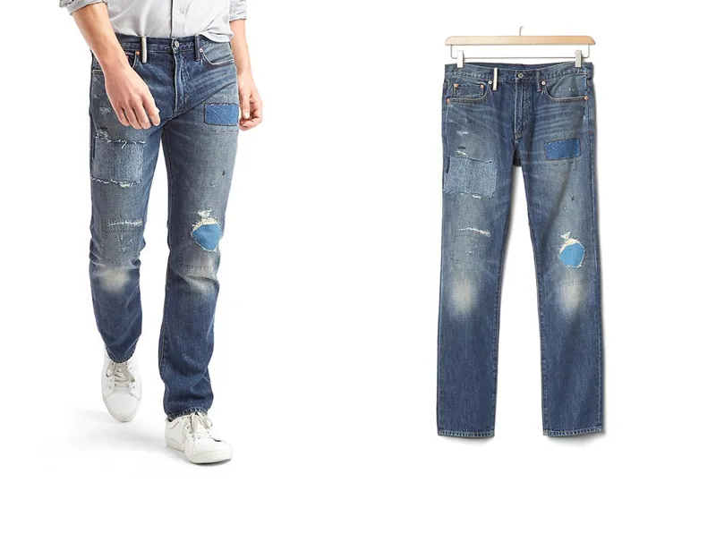 xu hướng quần jeans nam cuối năm 2016: quần GAP.