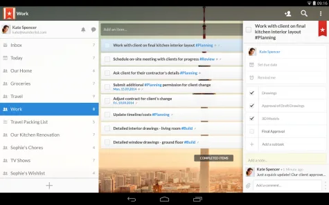 Ứng dụng hay cho IOS Wunderlist Ứng dụng hay cho IOS Wunderlist