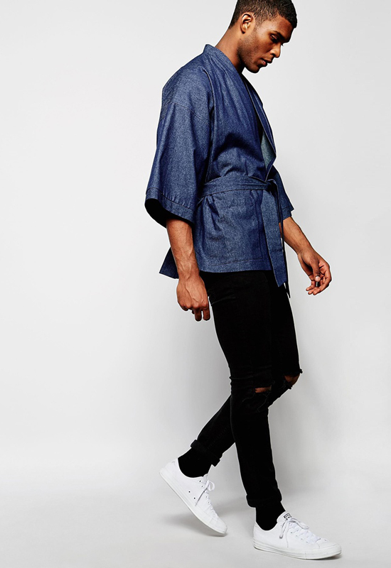 Các xu hướng áo & quần jeans nam hot 2016 - japanese Reclaimed vintage denim karate jacket - elleman