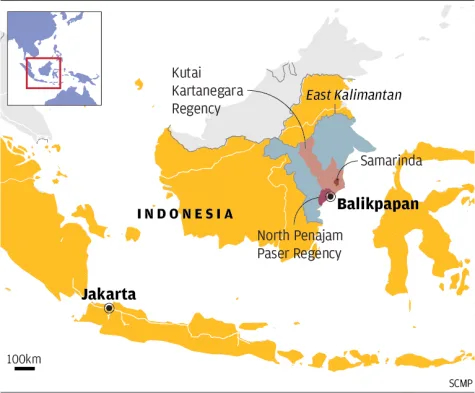 Thủ đô Jakarta hiện tại trên đảo Java sẽ được dời đến vùng Đông Kalimanta trên đảo Borneo.