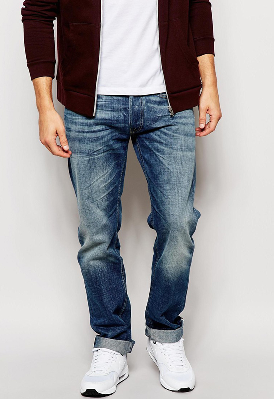Các xu hướng áo & quần jeans nam hot 2016 - relaxed fit Replay - elleman