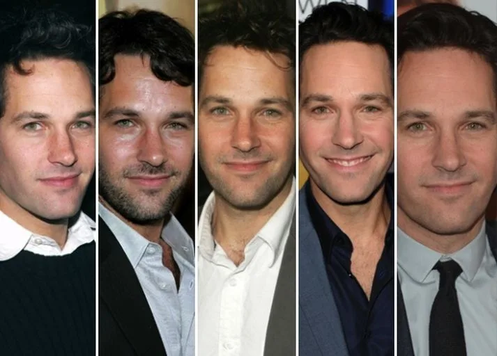 Paul Rudd qua từng năm.