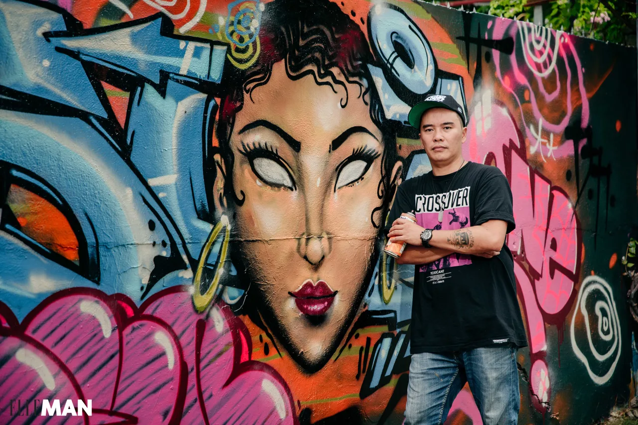 nghe si graffiti Suby - elle man
