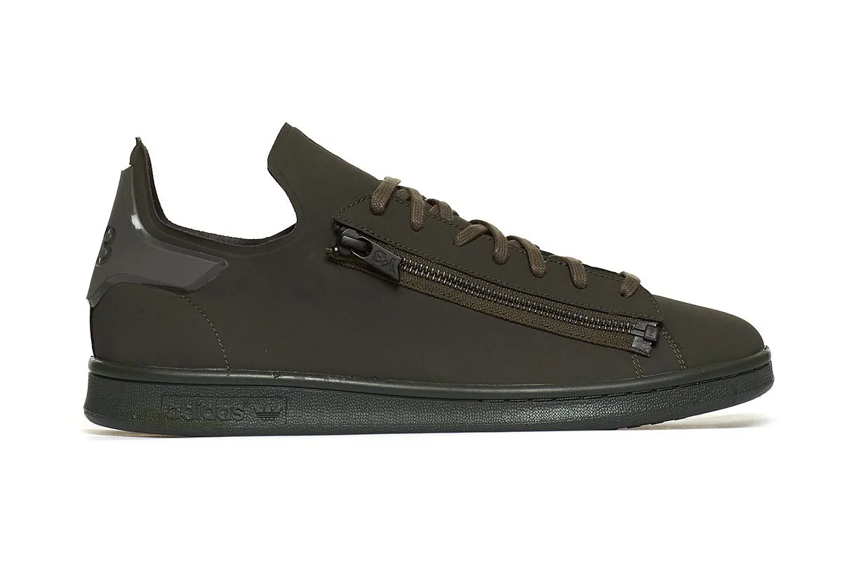 giay the thao addias y-3 stan zip triple black - elle man 2