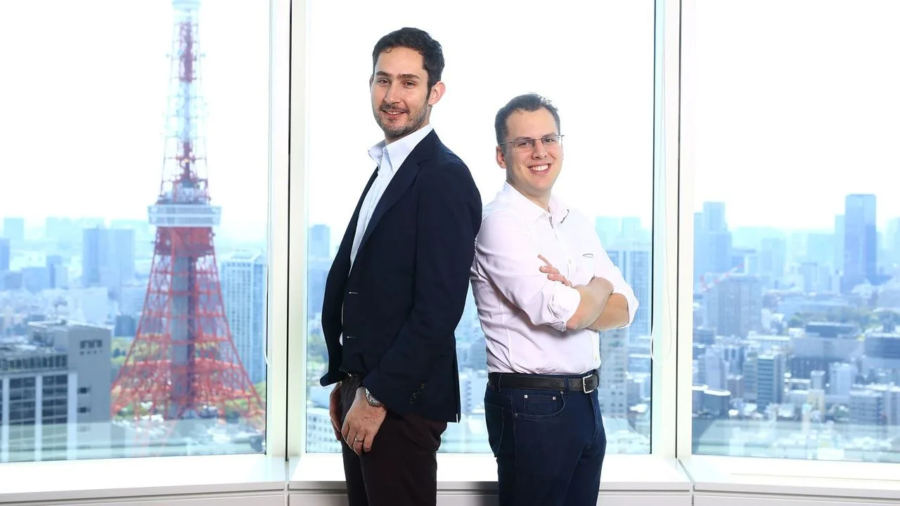 Kevin Systrom và Mike Krieger. Ảnh: toyokeizai.net