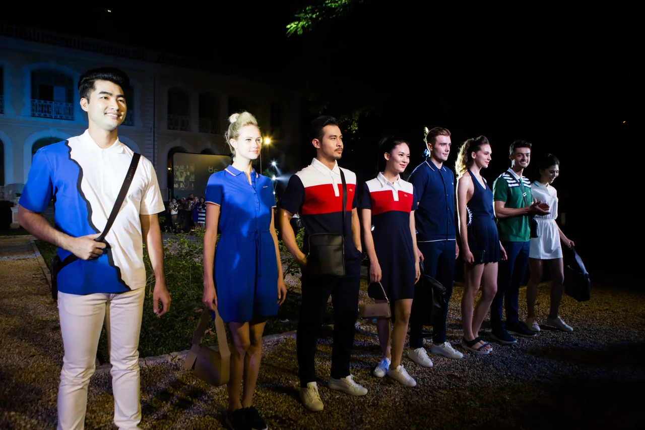 9 thuong hieu lacoste 85 nam Tiet muc Fashion Show - elle vietnam