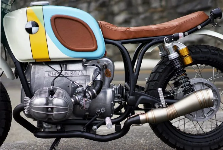Bản độ xe BMW R60/6 ấn tượng của Vintage Steele