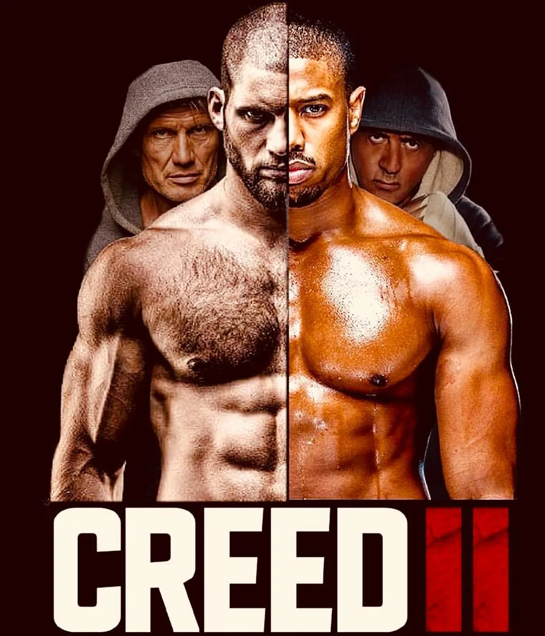 Poster phim Creed II cùng nam diễn viên . Ảnh: Bleeding Cool