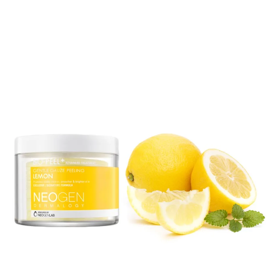 Tẩy tế bào chết elle man Neogen Dermalogy Bio-Peel Gạc Peeling Lemon