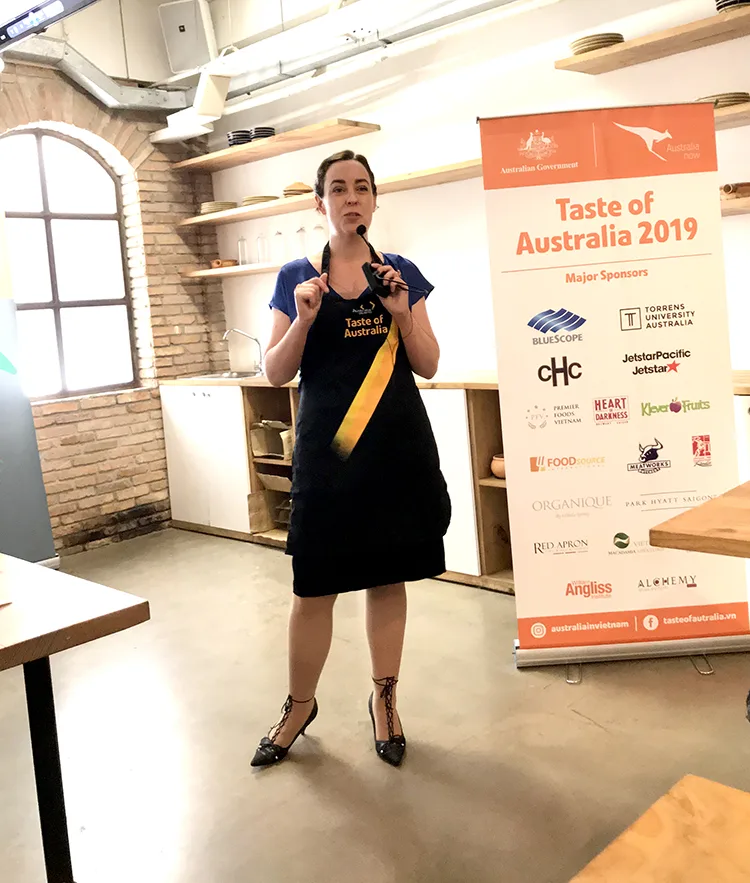 taste of australia 2019 - tong lanh su Australia Julianne Cowley - elle man 3