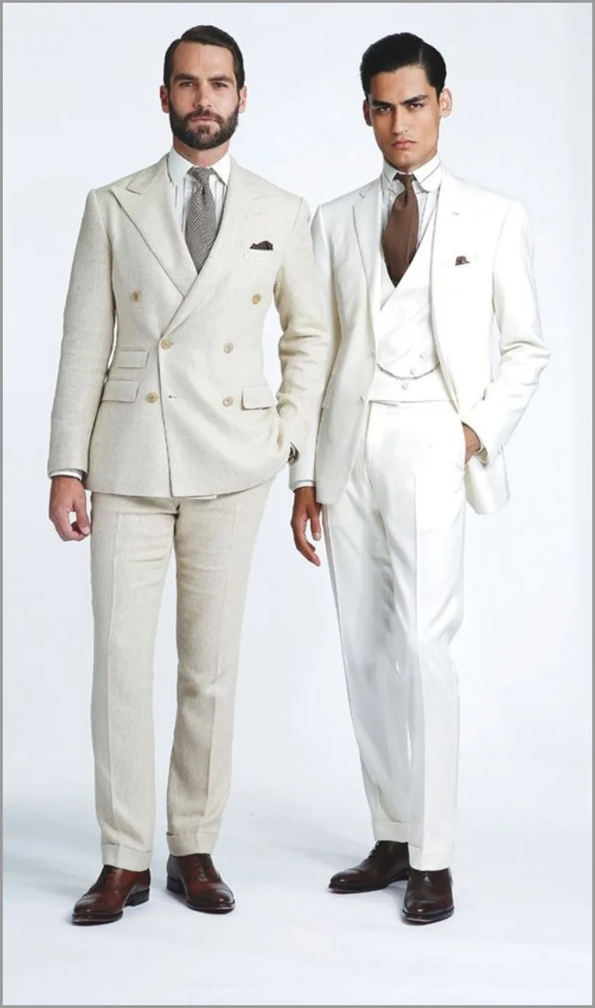 phoi do voi mau trang - formal - Vogue