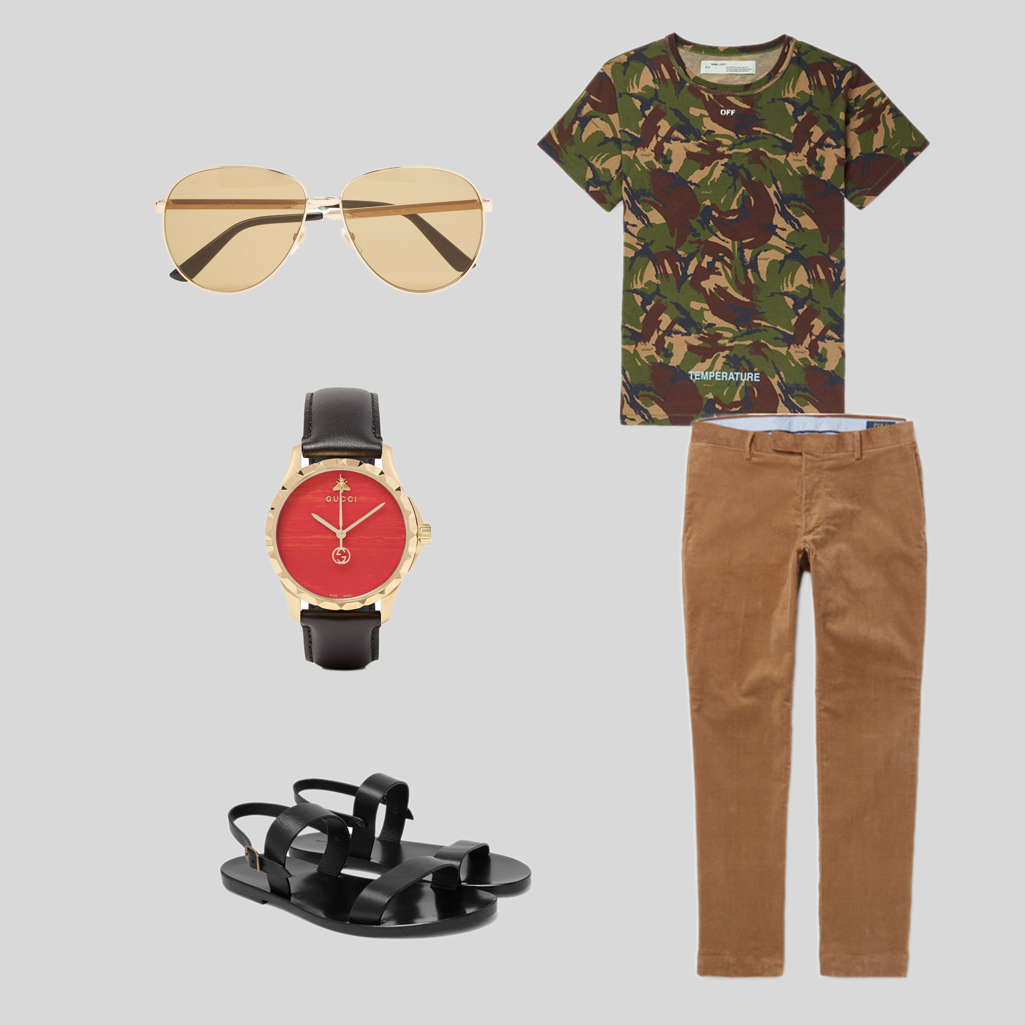 ELLE Man Style Calendar Áo thun in họa tiết cho mùa hè (9-1542018) (2)