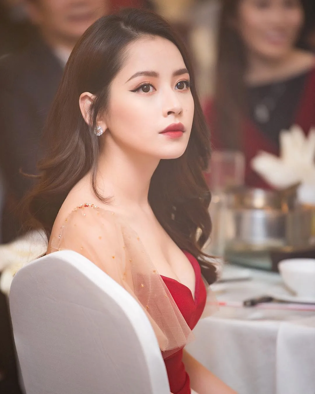 nữ diễn viên việt - chipu dự sự kiện