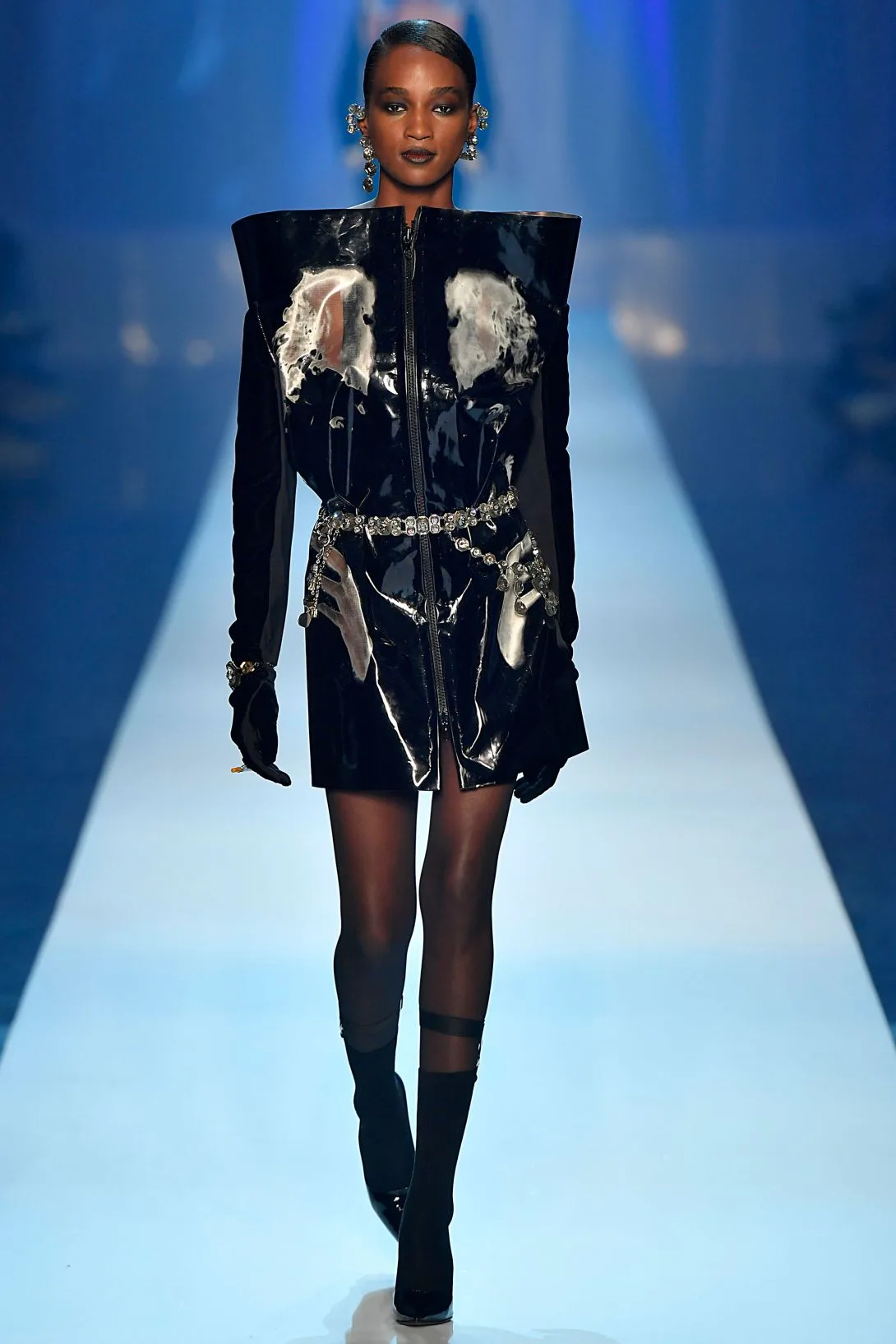Người mẫu Janica Compte tại buổi trình diễn của Jean Paul Gaultier. (Ảnh: Victor Virgile/ Getty Image)