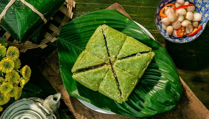 banh chung ngay Tet