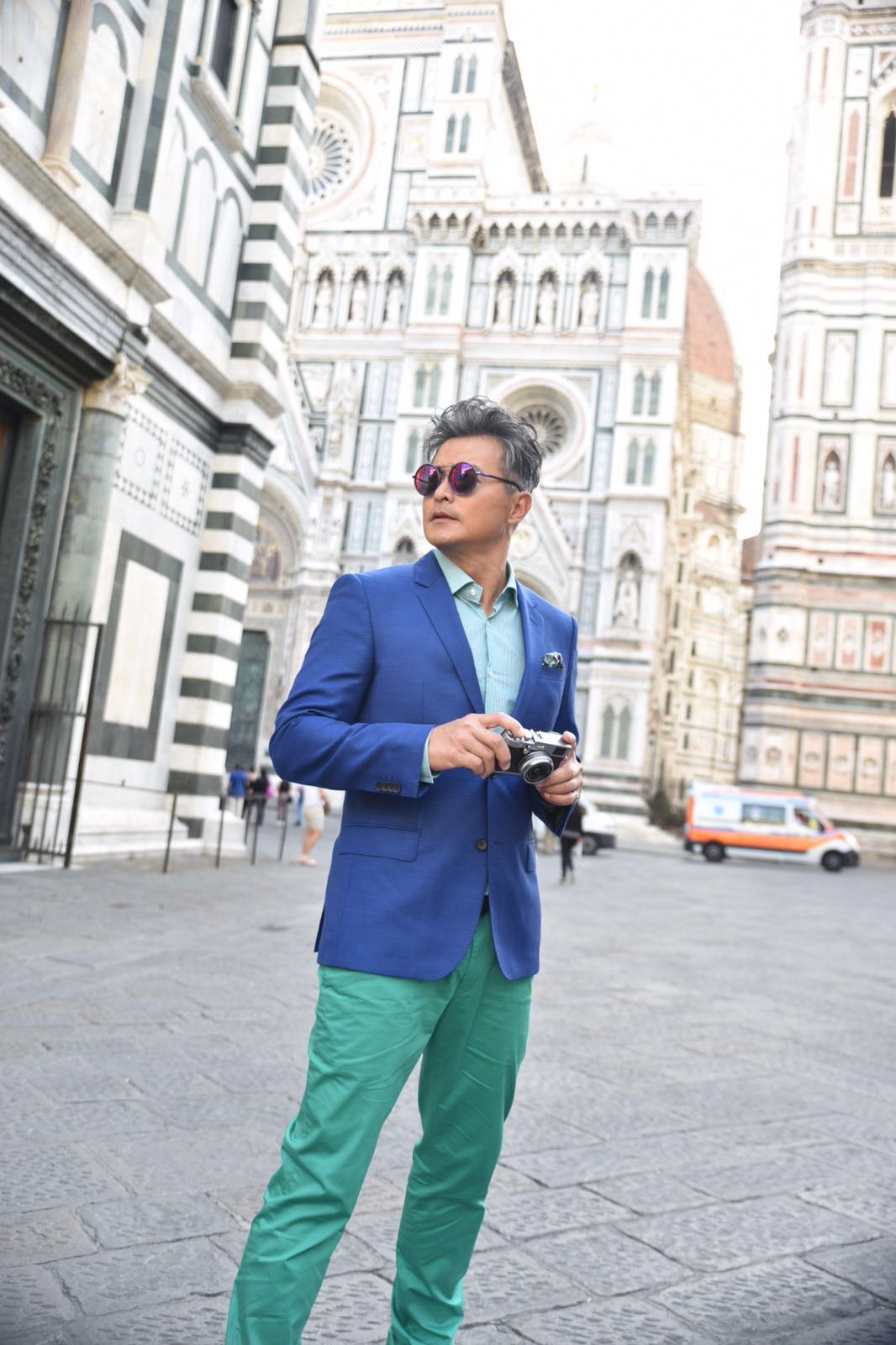 Lý Minh Thuận tại sự kiện ra mắt đồng hồ Drive de Cartier ở Florence 1