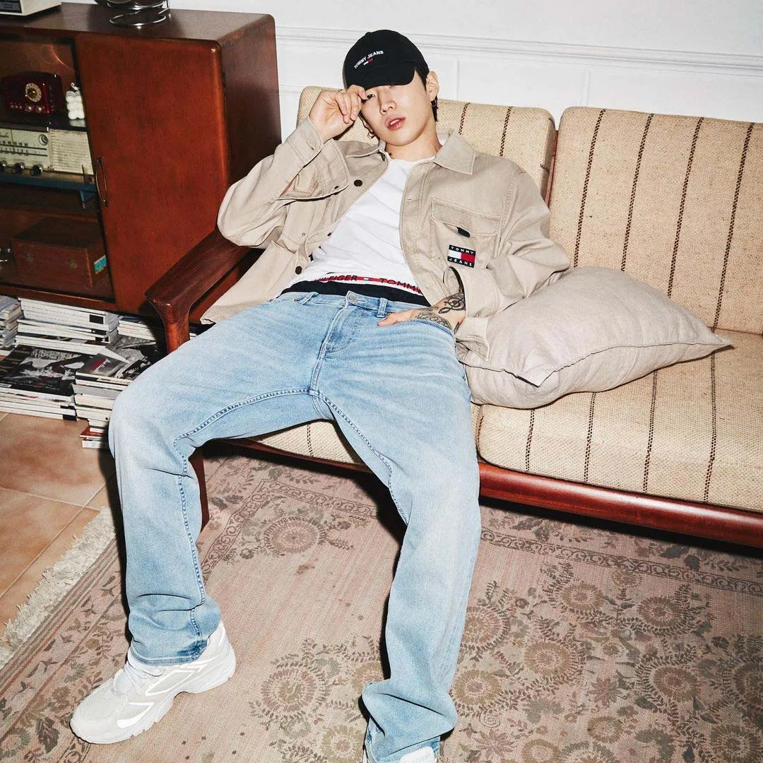 jay park mặc đồ tommy