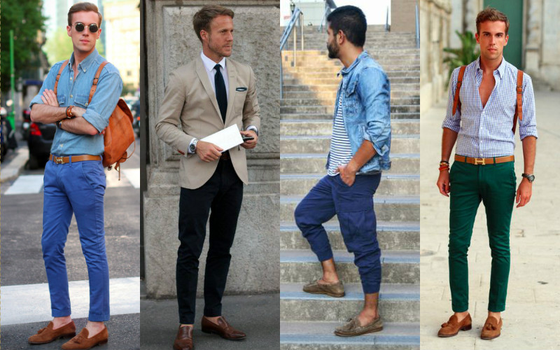 giày nam đẹp Loafers - elle man