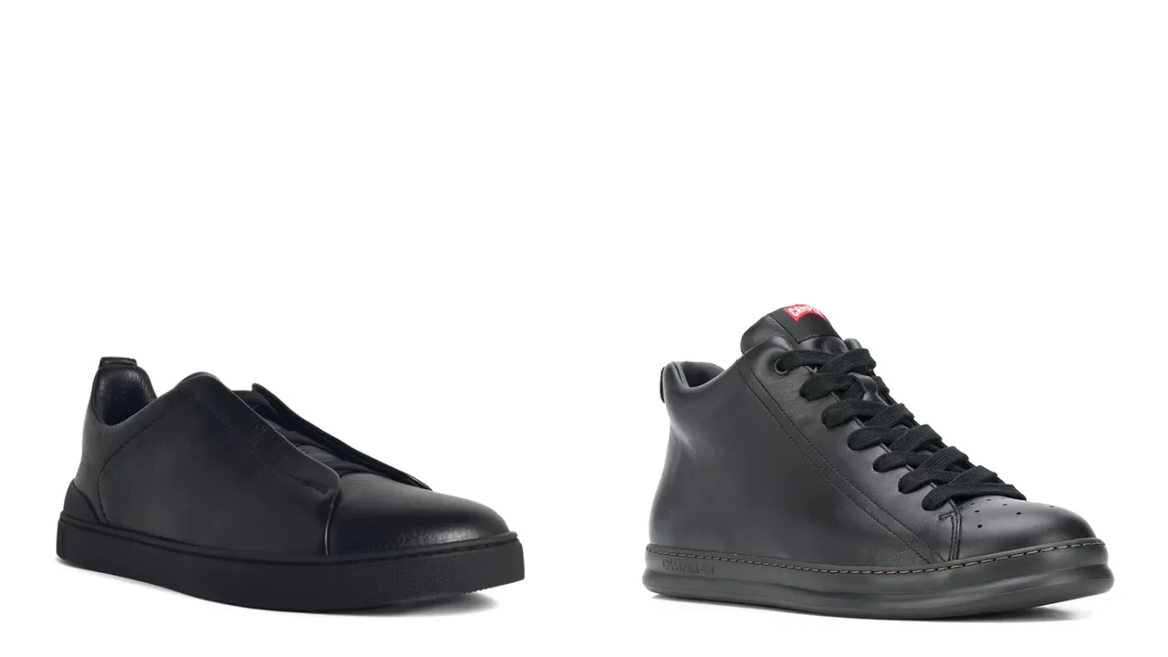 sneaker all-black tối giản