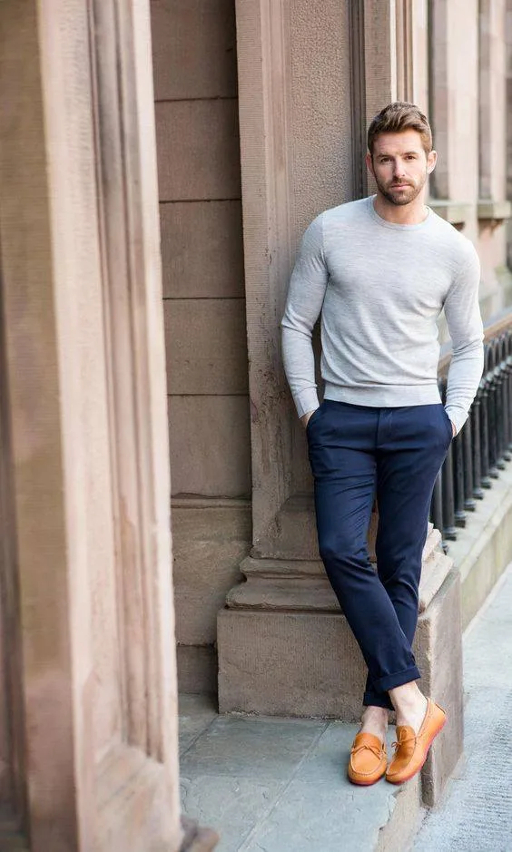 ELLE Man Style CalendarBack to basic cung ao sweater xam 6