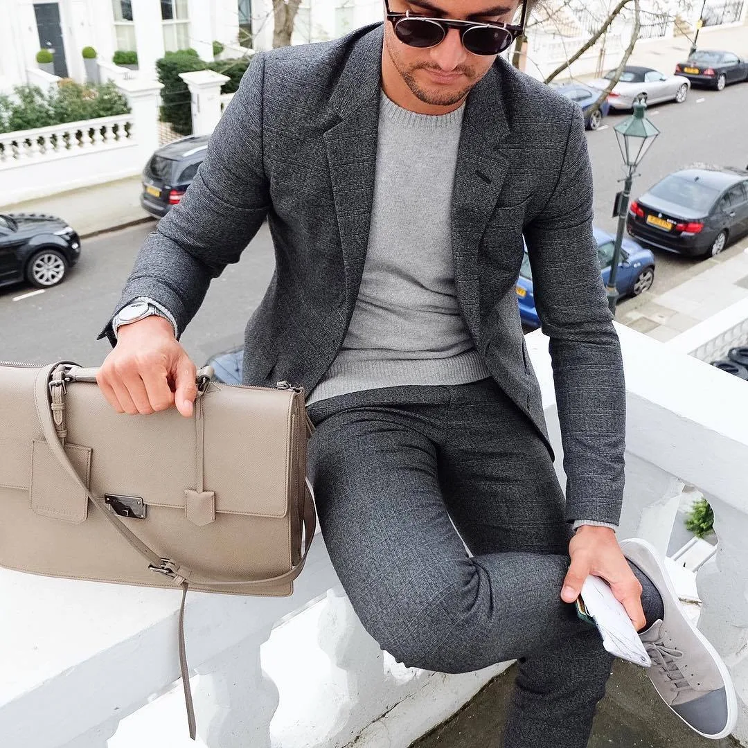 ELLE Man Style Calendar Back to basic cung ao sweater xam 4