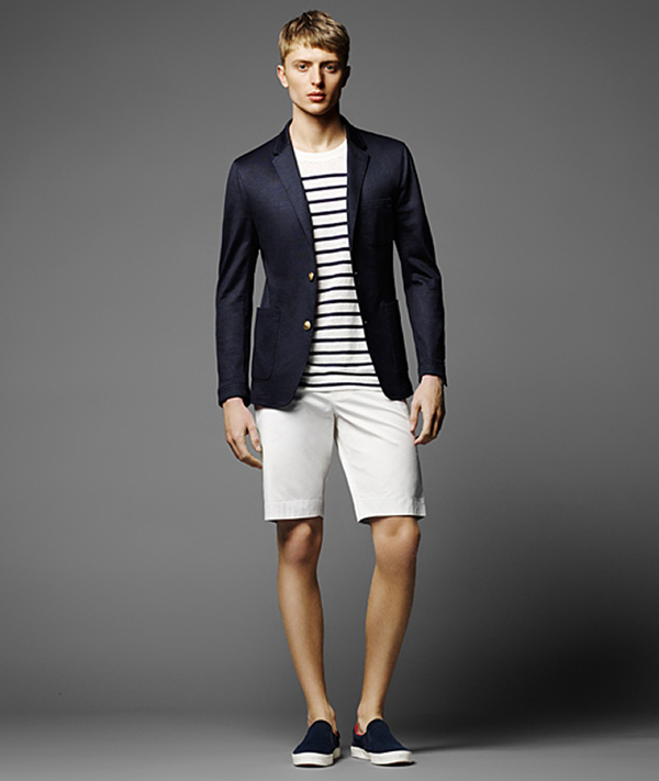quần short nam - chinos + áo breton 4 - elle man