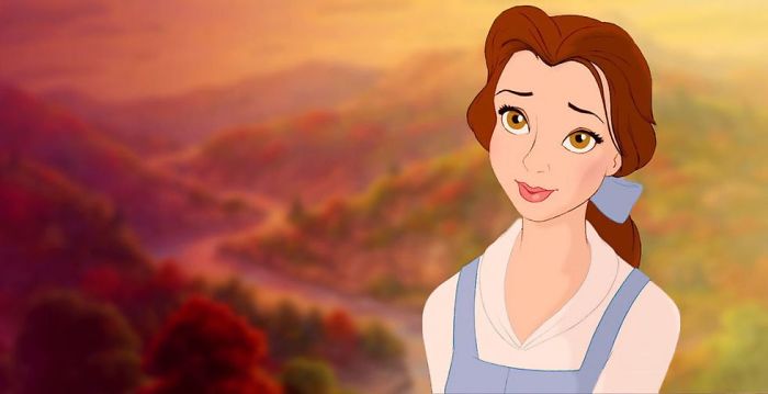 công chúa Disney belle bản hoạt hình