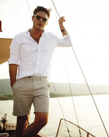 ELLE Man Style Calendar Bảy ngày hoàn hảo với áo sơ mi trắng linen. (15)