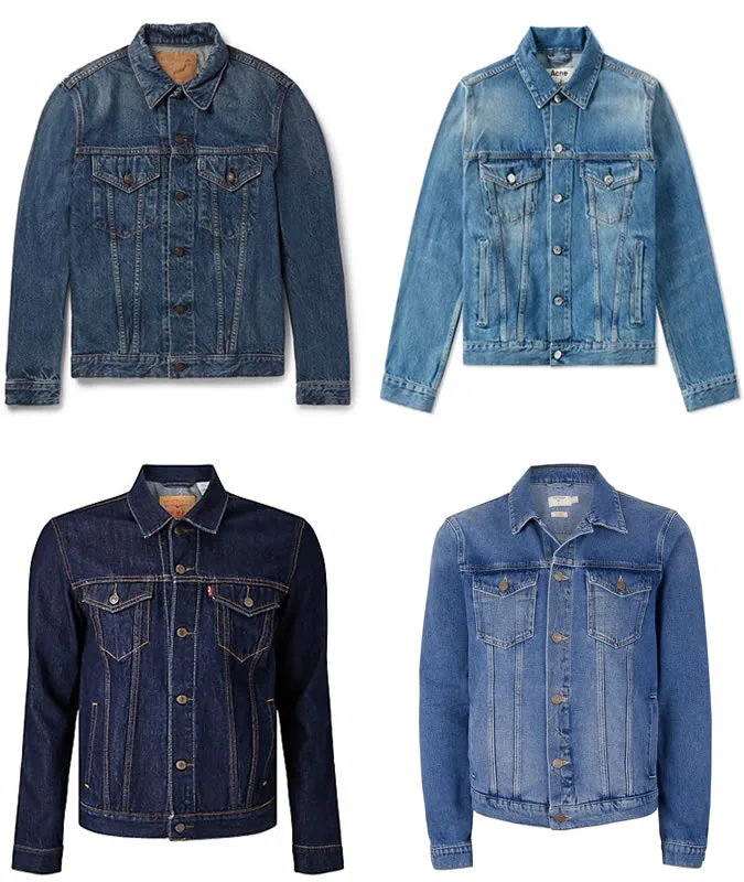 12 item thoi trang- denim jacket- elle man