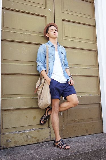 ELLE Man Style Calendar ‘F5’ phong cách với chiếc quần short đi biển. (14)