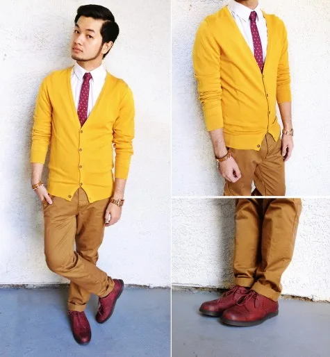 cách mặc áo sơ mi đẹp với áo cardigan cách mặc áo sơ mi đẹp với áo cardigan