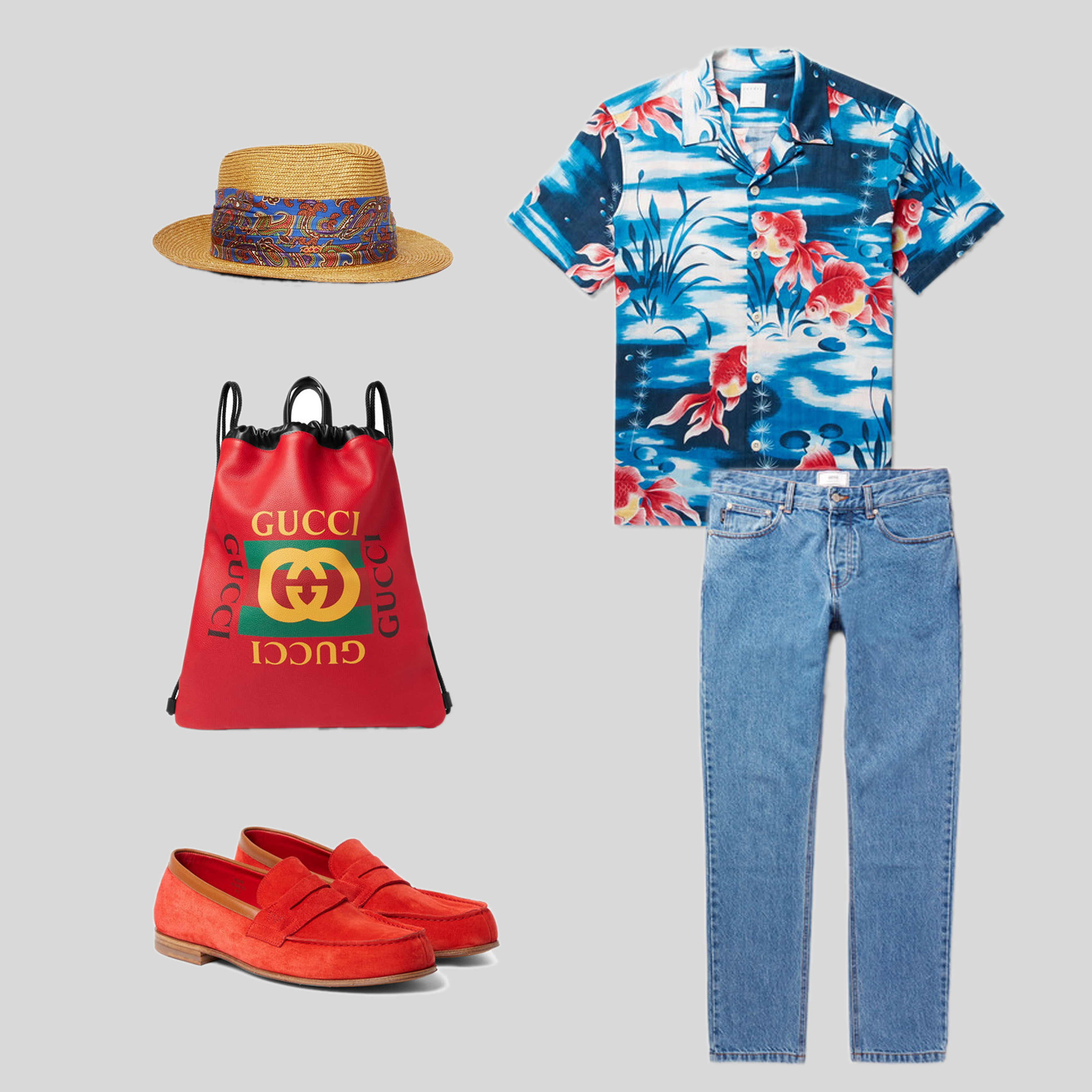 ELLE Man Style Calendar phối đồ ăn ý với mũ cói (1)