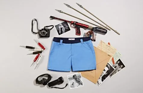 phối đồ mùa hè - quần shorts bơi