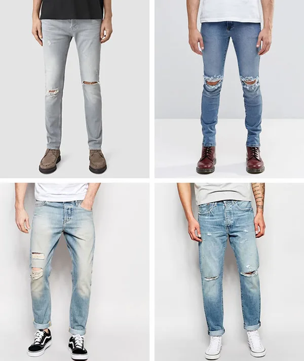 quan jeans nam - jeans rach - elle man 1