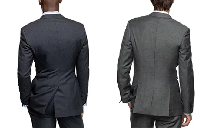 suit nam mau xam - double-vented - elle man