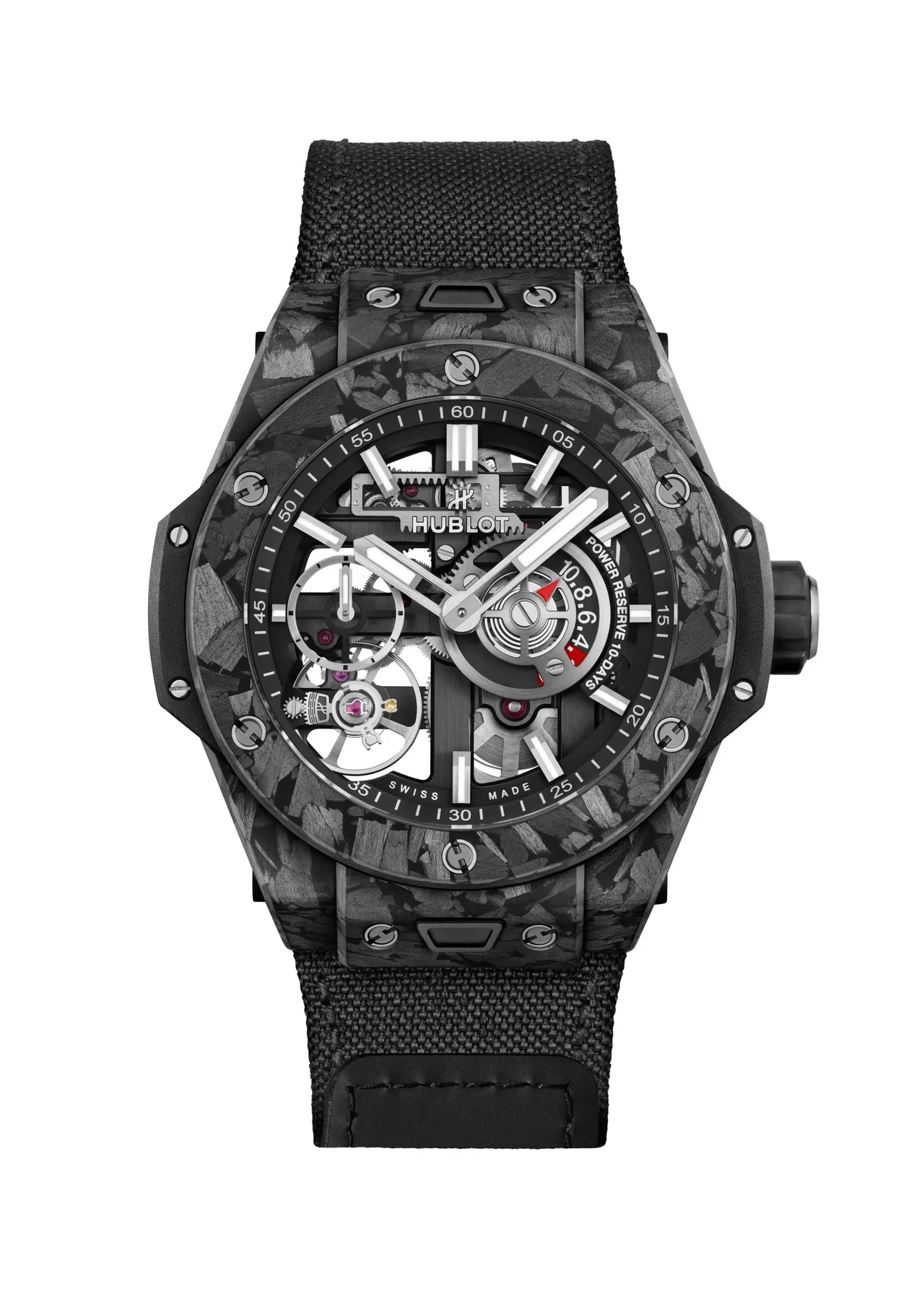 đồng hồ HUBLOT Big Bang MECA-10 42mm Frosted Carbon