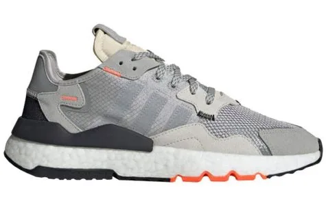 Giày thể thao đẹp ELLE Man Adidas Nite Jogger 'Gray/Solar Orange'