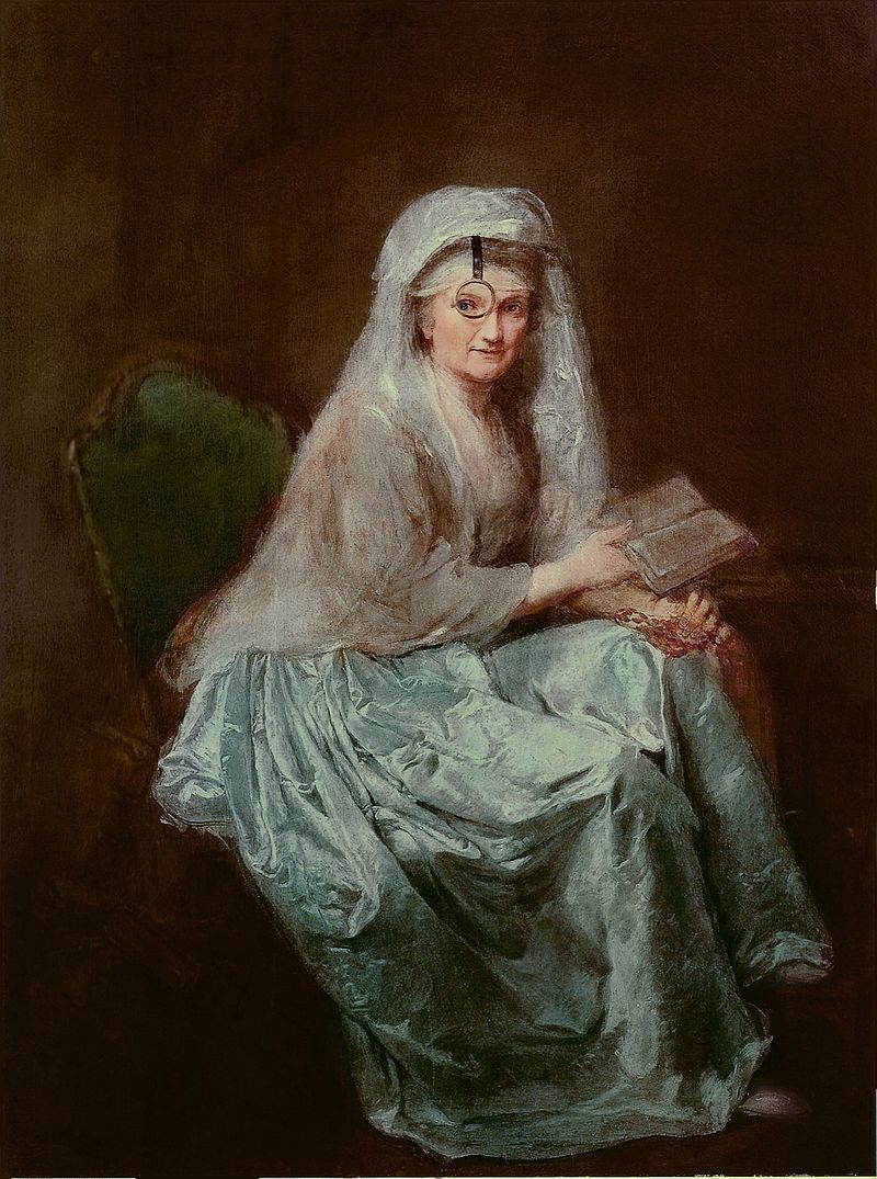 hoạ sĩ nổi tiếng 10 - Self-portrait with monocle 1777 - elleman