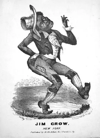 Jim Crow là hình ảnh châm biếm người da đen từ những năm 80 và 90.