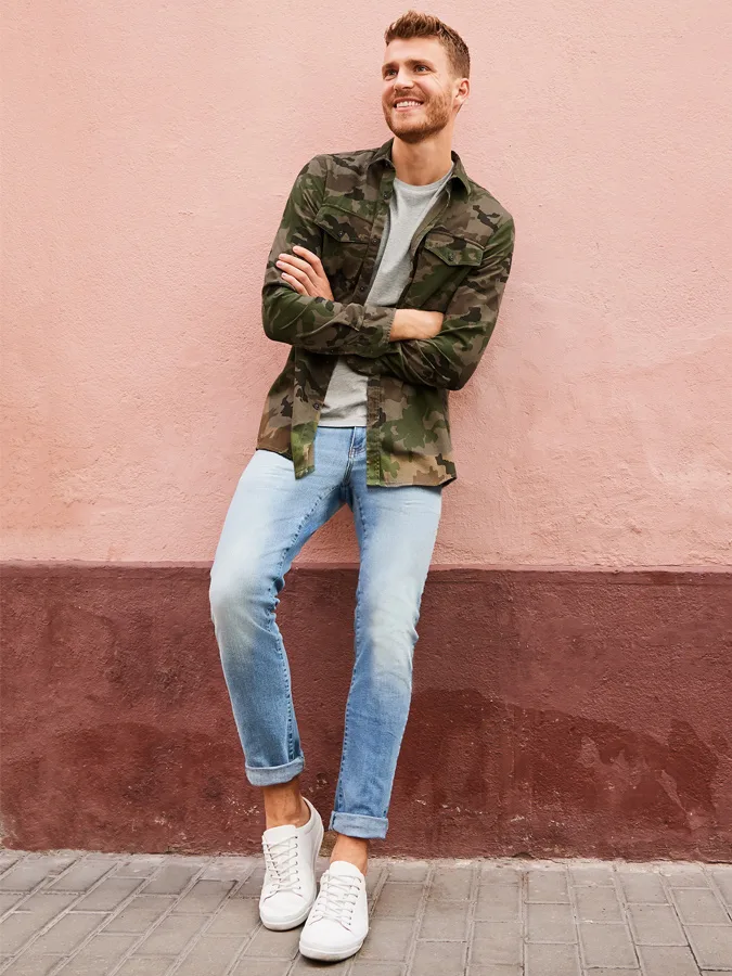 giày sneaker trắng elle man chàng trai năng động