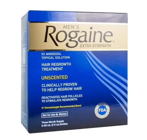 Rogaine 5% sẽ mang lại hiệu quả cao hơn khi kết hợp với thuốc bổ xung biotin, omega 3 & 6.