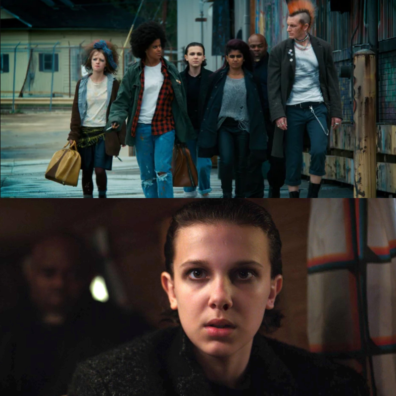 thời trang phim stranger things phong cách punk