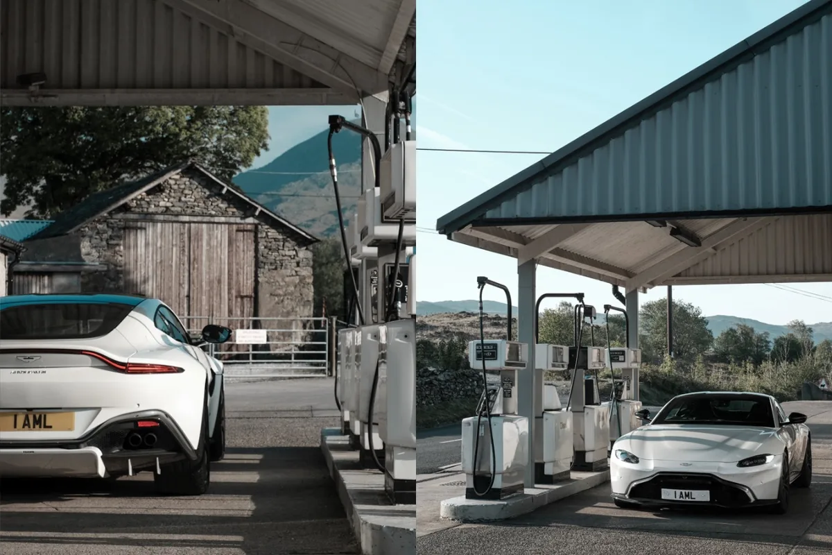 Chiếc xe Aston Martin Vantage