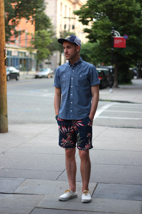 quần short nam - printed short 1 - elle man