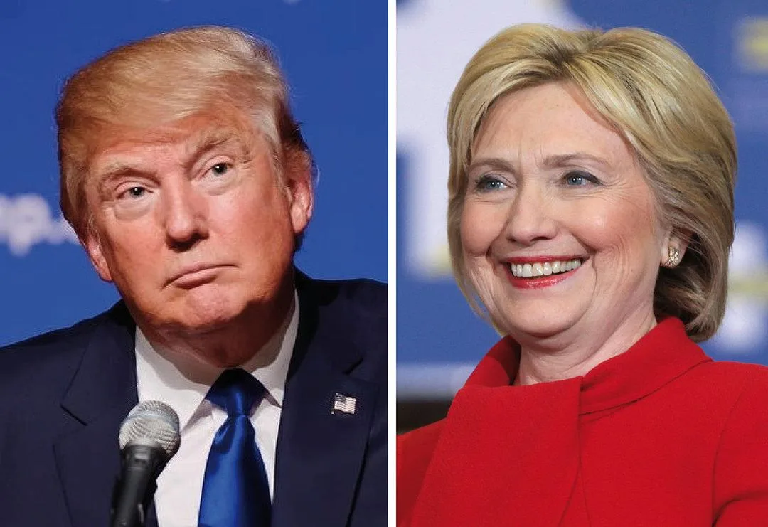 ứng cử viên tổng thống Hoa Kỳ: Donald Trump & Hillary Clinton.