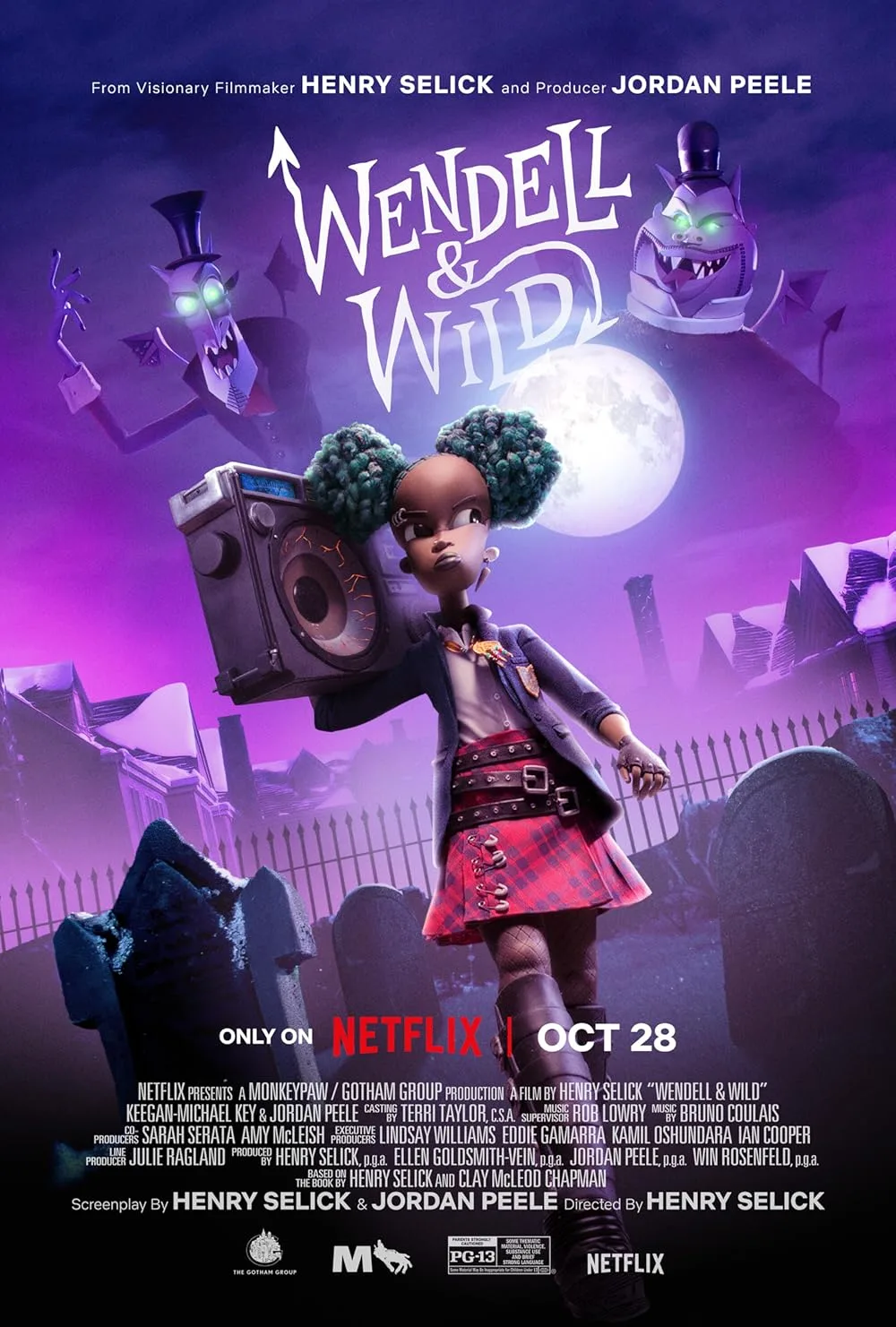 phim kinh dị Wendell & Wild (2022)