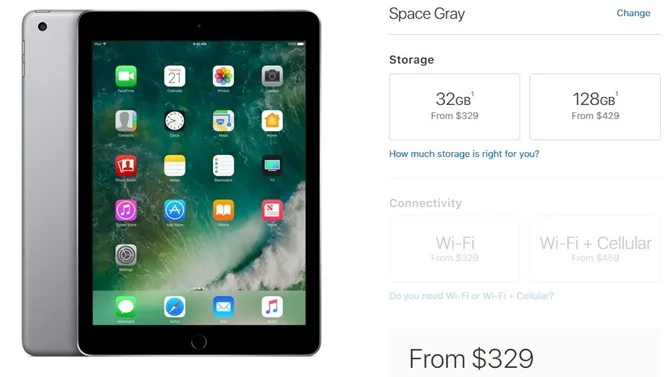Apple gây bất ngờ với iPhone 7/7Plus màu đỏ và iPad 9.7 inch giá từ 329 USD